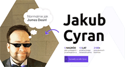 Desktop Screenshot of jakubcyran.pl